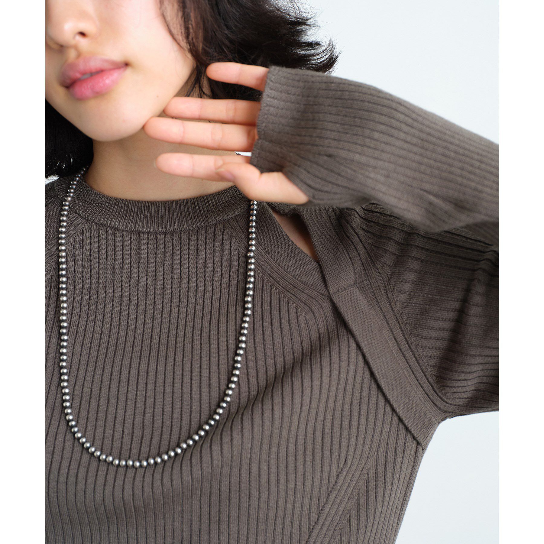 CODE A「shoulder slit pullover」|ニット・セーター|