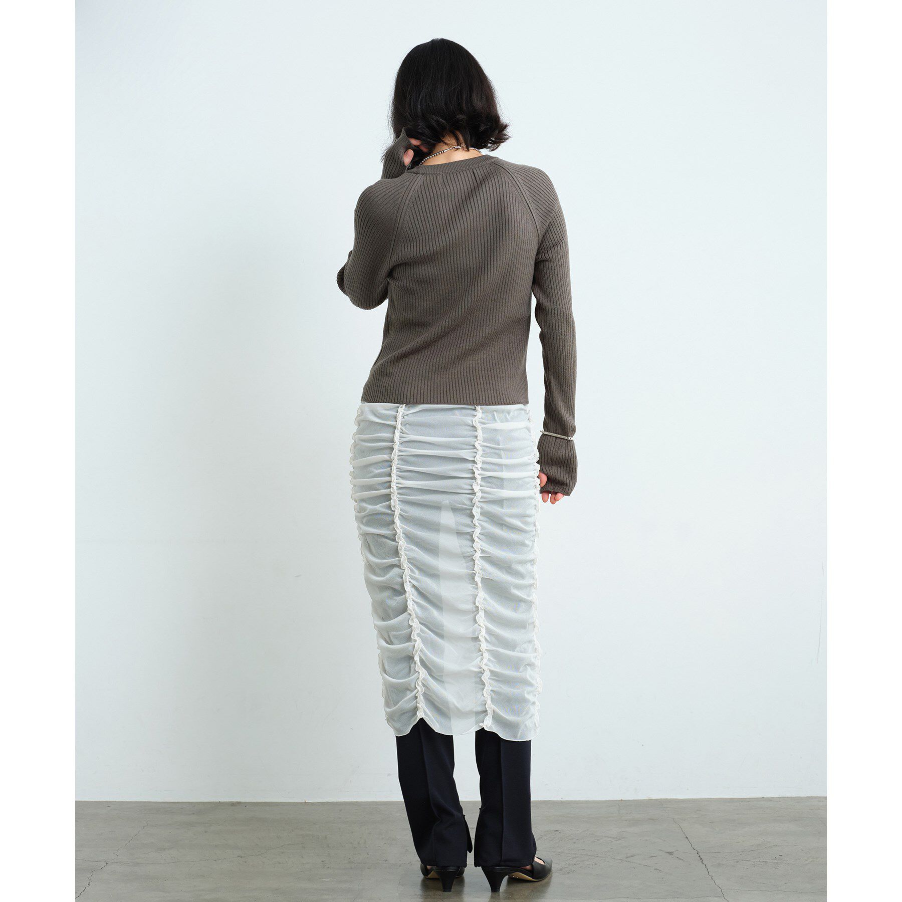 CODE A「shoulder slit pullover」|ニット・セーター|