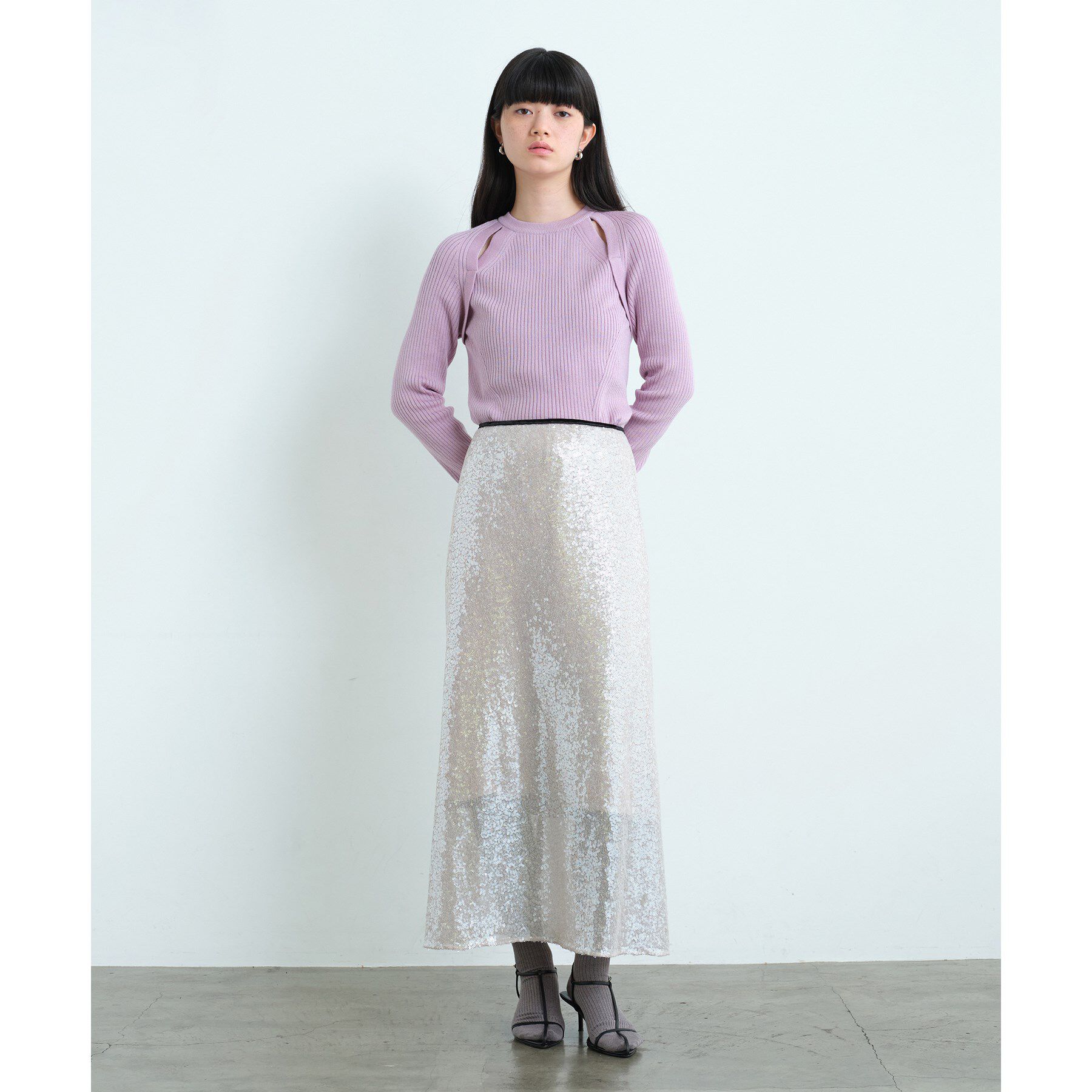 CODE A「shoulder slit pullover」|ニット・セーター|