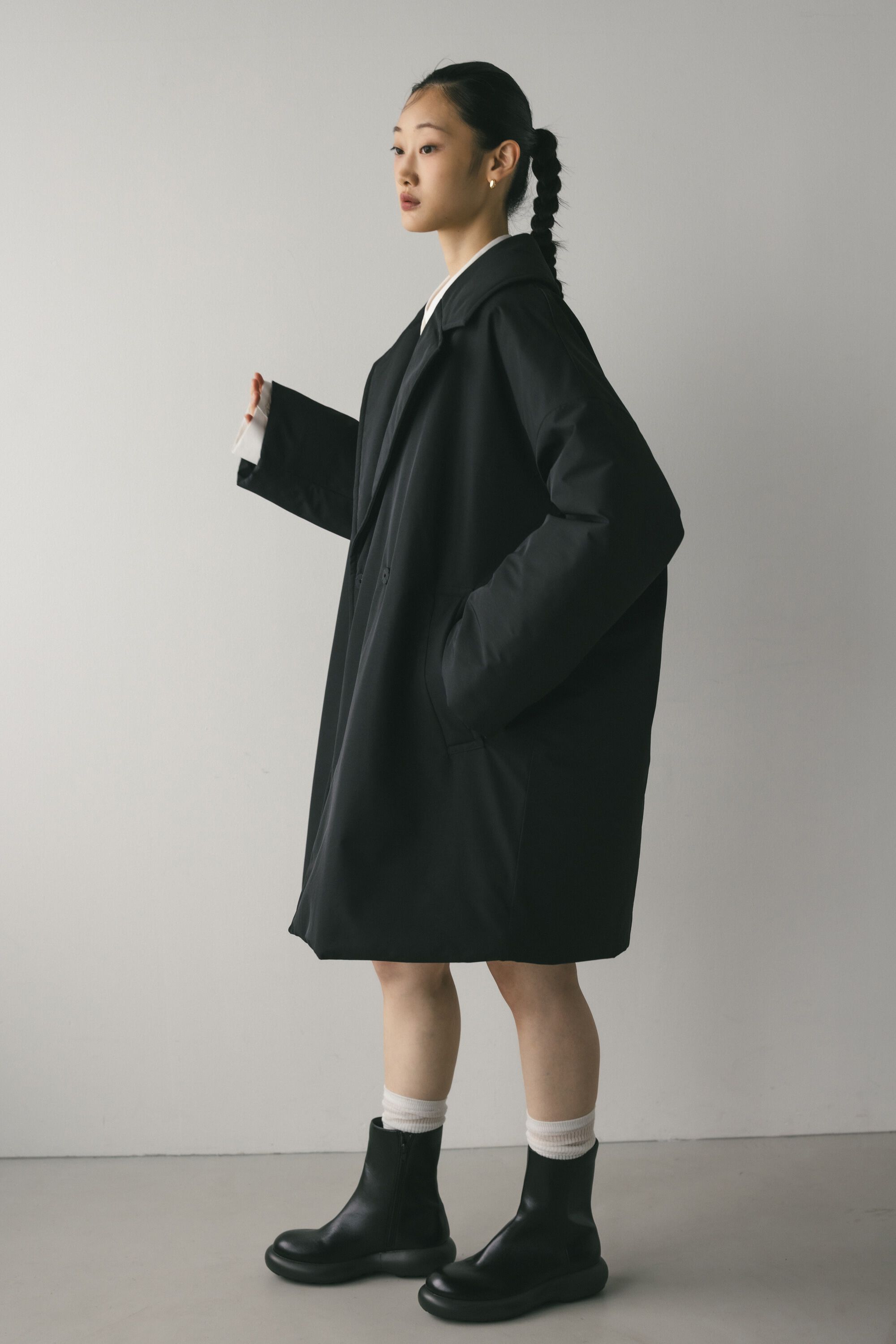 STYLEMIXER「パッファーテーラーコート」|その他|BLK