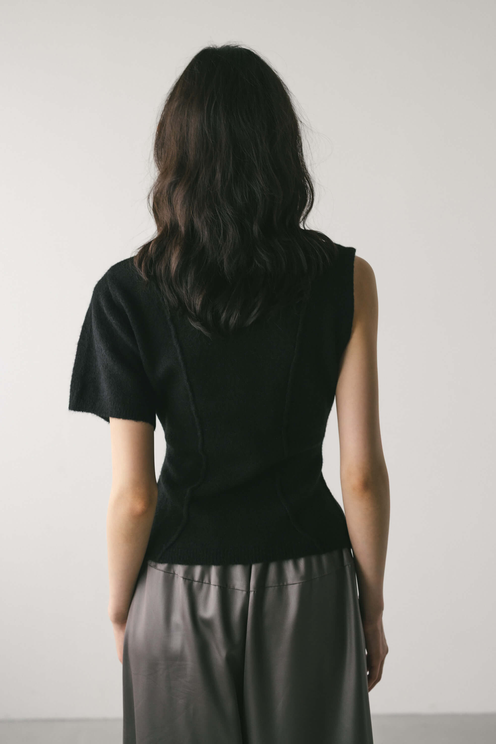 STYLEMIXER「アシンメトリーニットトップ」|ニット・セーター|