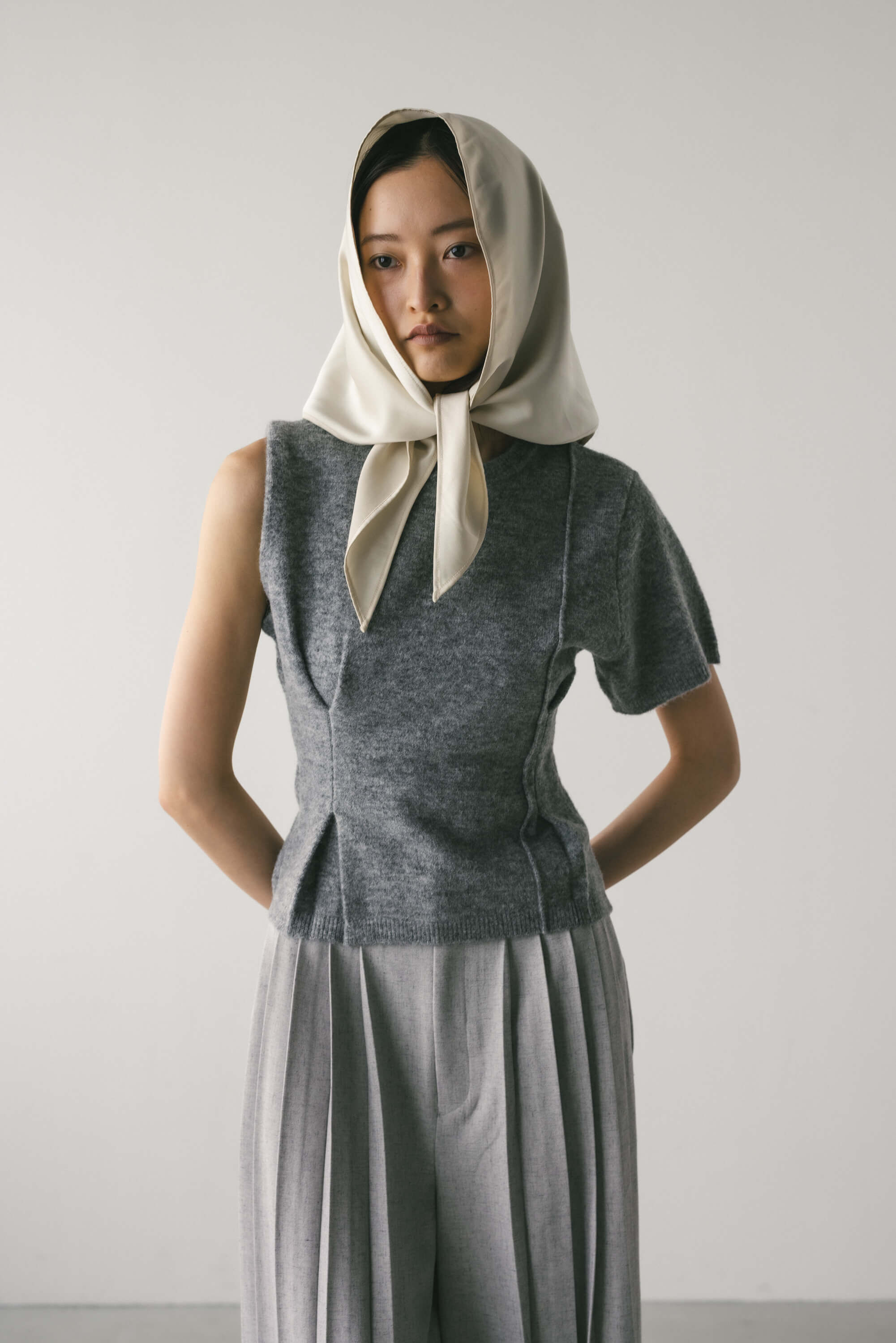 STYLEMIXER「アシンメトリーニットトップ」|ニット・セーター|