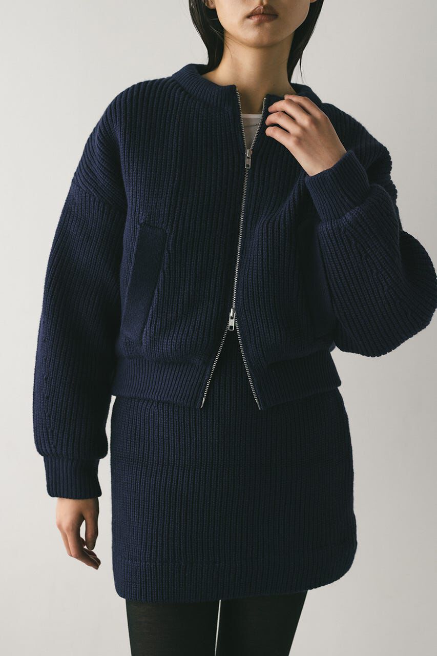 STYLEMIXER「ニットパッファーブルゾン」|その他|NVY