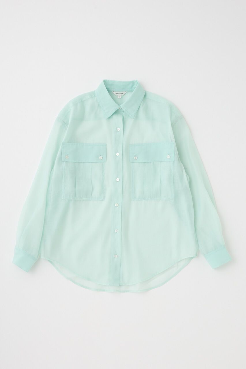 MOUSSY「SHEER CARGOシャツ」|シャツ・ブラウス|MINT