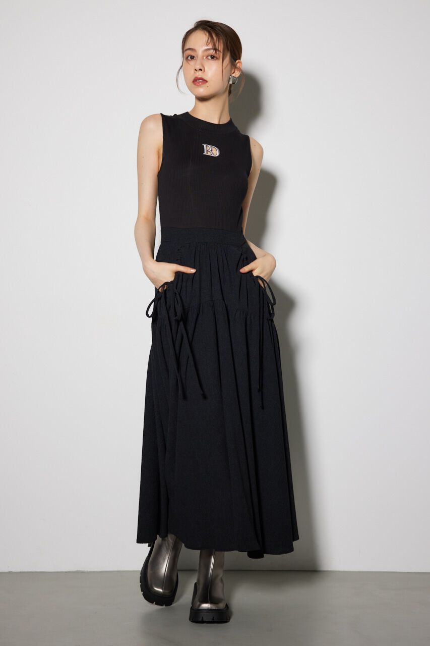 rienda「RDロゴカットコンビワンピース」|ワンピース|