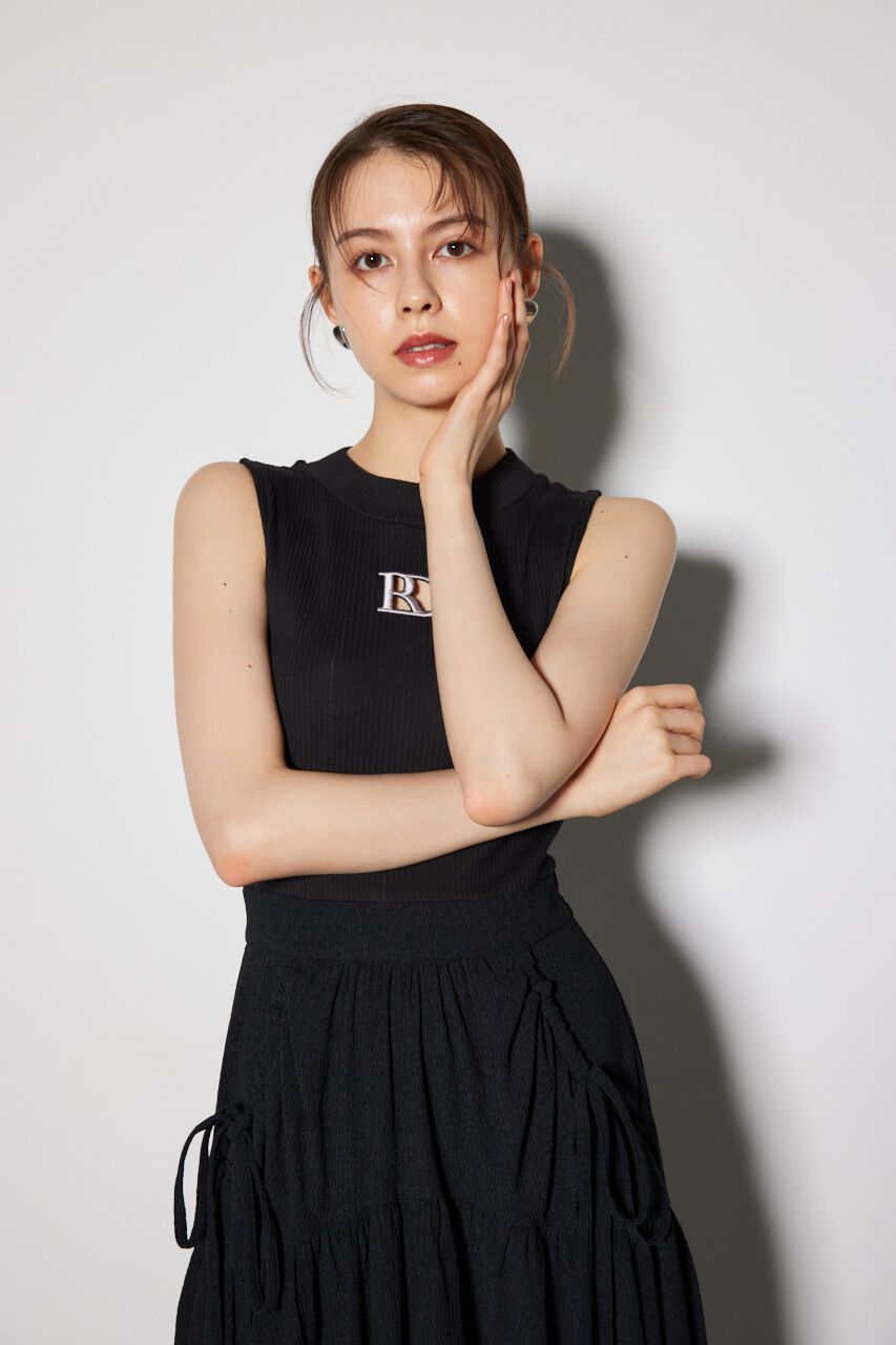 rienda「RDロゴカットコンビワンピース」|ワンピース|