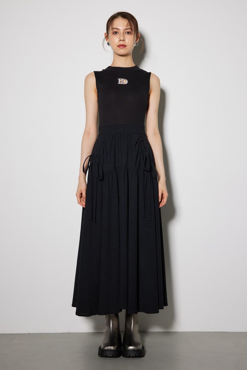 rienda「RDロゴカットコンビワンピース」|ワンピース|