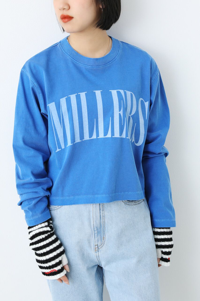 RODEO CROWNS「MILLERSショートL/S Tシャツ」|Tシャツ・カットソー|BLU