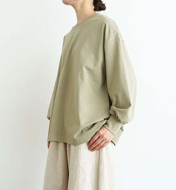 休日と詩「マカロンカットソー」|Tシャツ・カットソー|グリーン