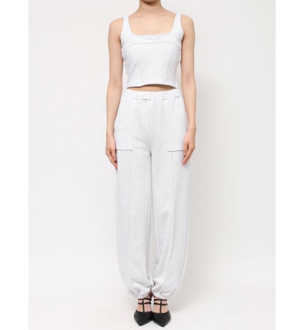 RESEXXY「スウェットコルセットトップス【セットアップ着用可能】」|タンクトップ|