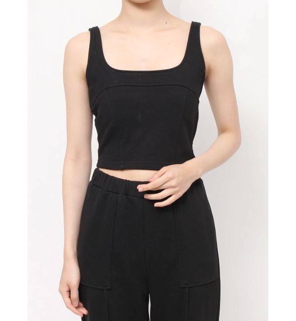 RESEXXY「スウェットコルセットトップス【セットアップ着用可能】」|タンクトップ|