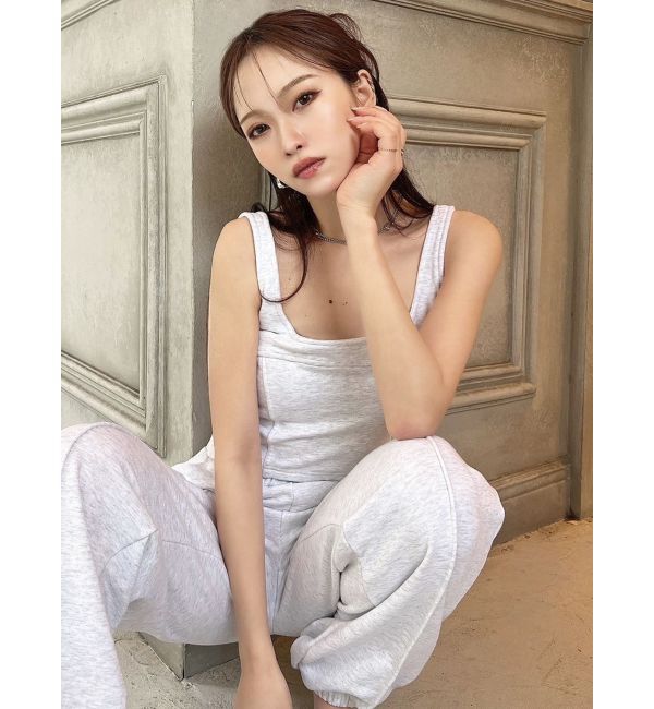 RESEXXY「スウェットコルセットトップス【セットアップ着用可能】」|タンクトップ|