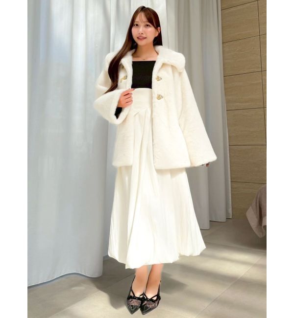 dazzlin「【20周年記念復刻！】ビットミドルミンクライクファーコート」|その他|