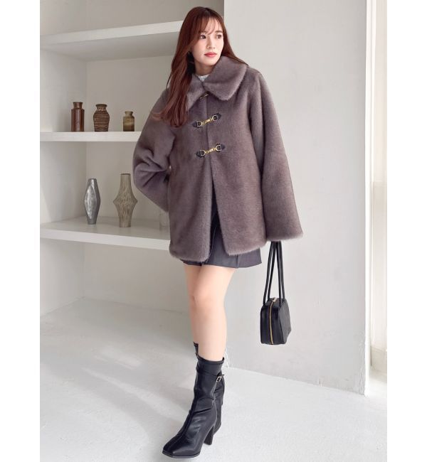 dazzlin「【20周年記念復刻！】ビットミドルミンクライクファーコート」|その他|