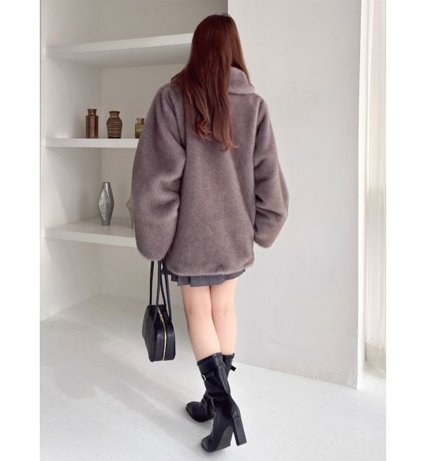 dazzlin「【20周年記念復刻！】ビットミドルミンクライクファーコート」|その他|