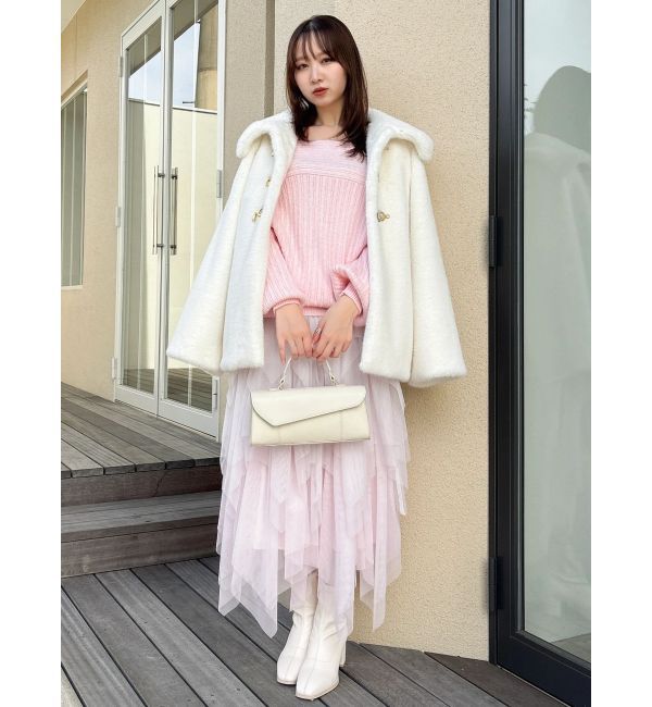 dazzlin「【20周年記念復刻！】ビットミドルミンクライクファーコート」|その他|