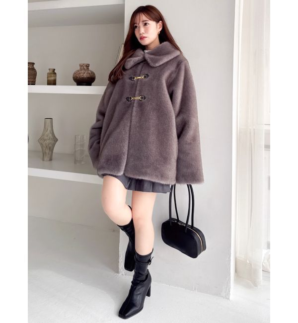 dazzlin「【20周年記念復刻！】ビットミドルミンクライクファーコート」|その他|