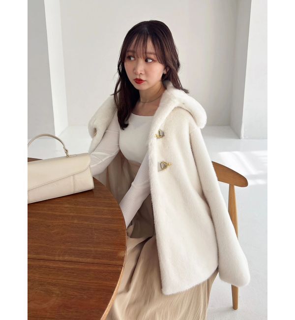 dazzlin「【20周年記念復刻！】ビットミドルミンクライクファーコート」|その他|