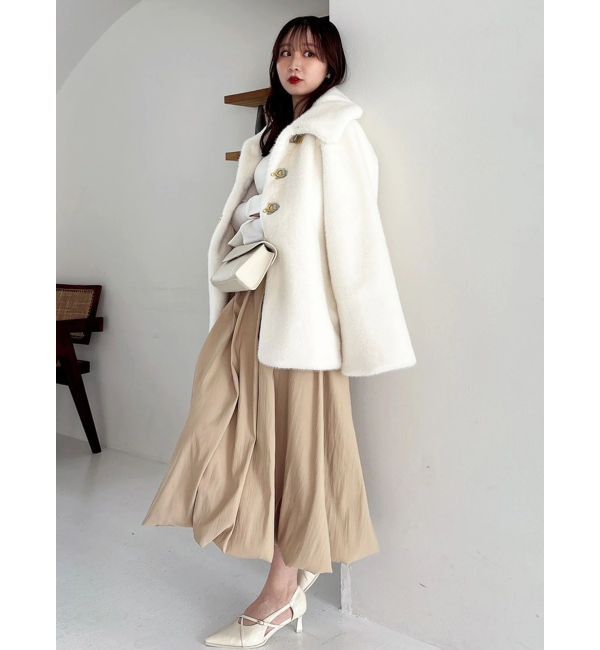 dazzlin「【20周年記念復刻！】ビットミドルミンクライクファーコート」|その他|