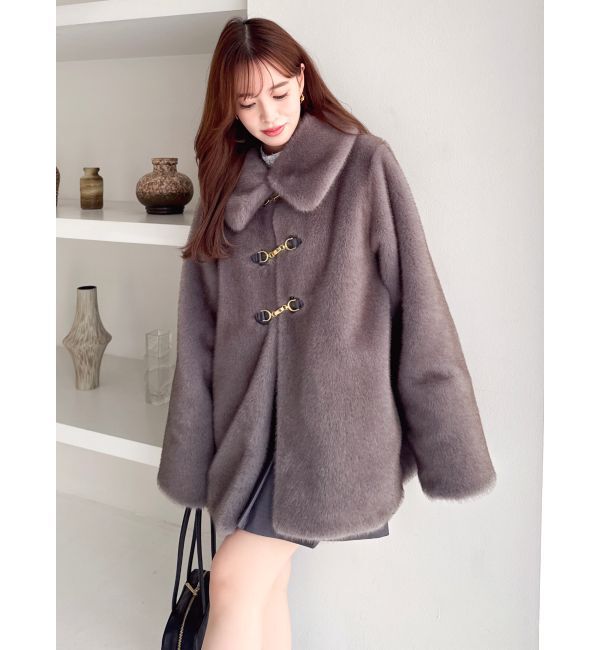 dazzlin「【20周年記念復刻！】ビットミドルミンクライクファーコート」|その他|