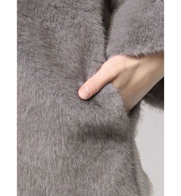 dazzlin「【20周年記念復刻！】ビットミドルミンクライクファーコート」|その他|