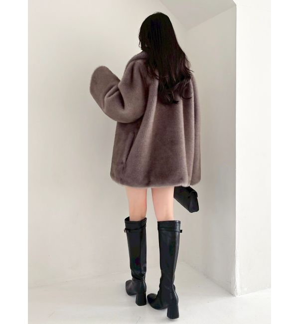 dazzlin「【20周年記念復刻！】ビットミドルミンクライクファーコート」|その他|