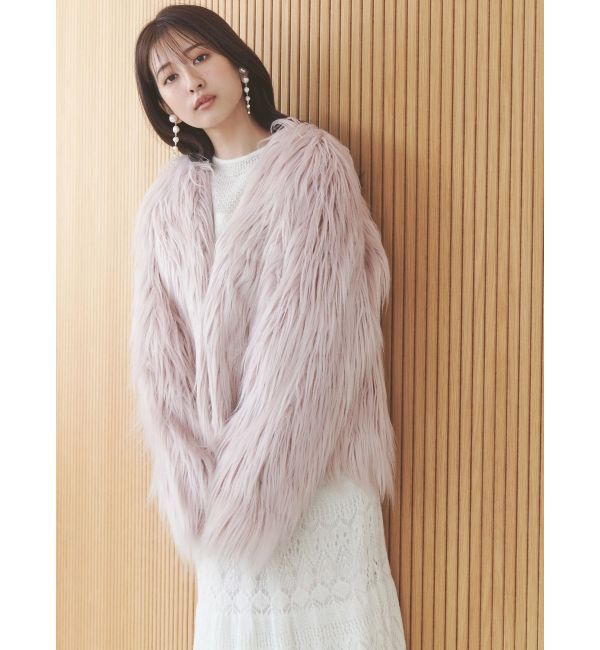 MERCURYDUO「ロングフェイクファーミドルコート」|その他|