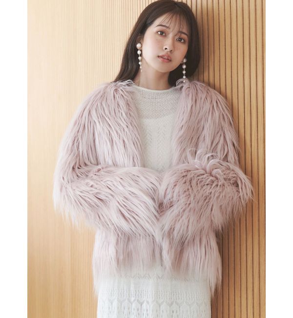 MERCURYDUO「ロングフェイクファーミドルコート」|その他|