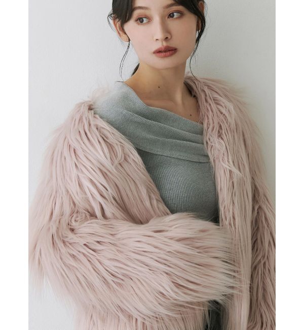 MERCURYDUO「ロングフェイクファーミドルコート」|その他|