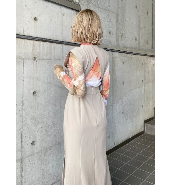 MURUA「サイドタックジャンパースカート」|ジャンパースカート|