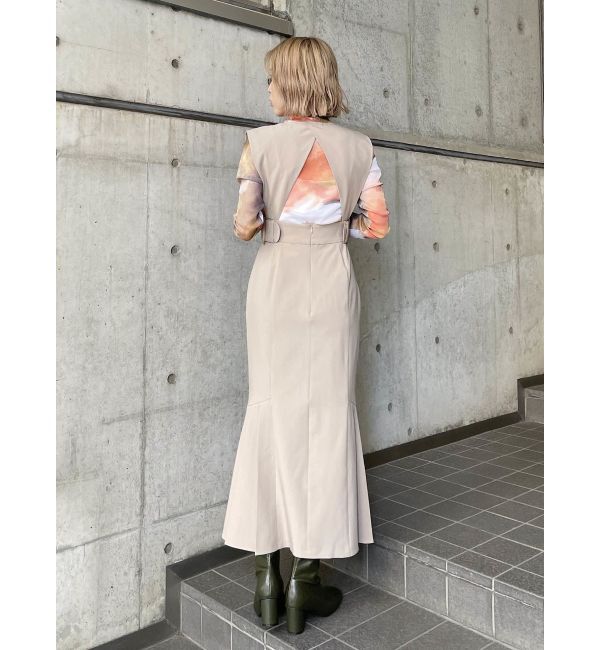 MURUA「サイドタックジャンパースカート」|ジャンパースカート|