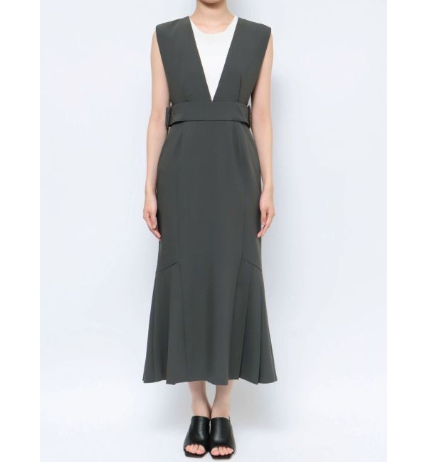 MURUA「サイドタックジャンパースカート」|ジャンパースカート|