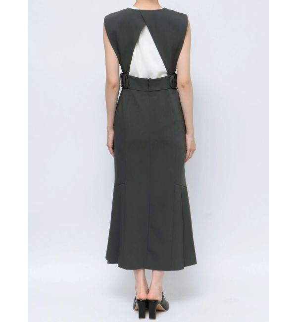 MURUA「サイドタックジャンパースカート」|ジャンパースカート|