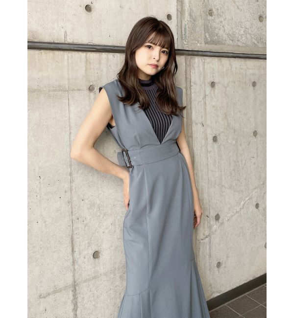 MURUA「サイドタックジャンパースカート」|ジャンパースカート|