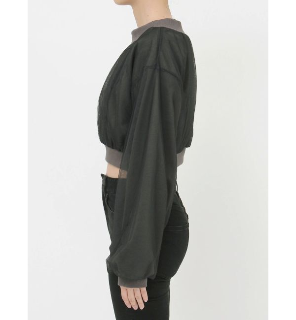 MURUA「チュールレイヤードプルオーバー」|Tシャツ・カットソー|