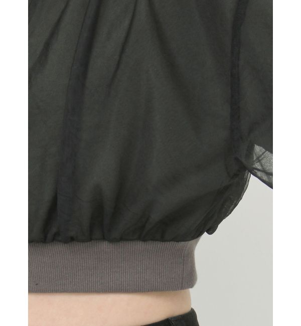 MURUA「チュールレイヤードプルオーバー」|Tシャツ・カットソー|