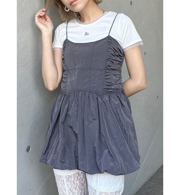 MURUA「バルーンキャミソール」|キャミソール|グレー