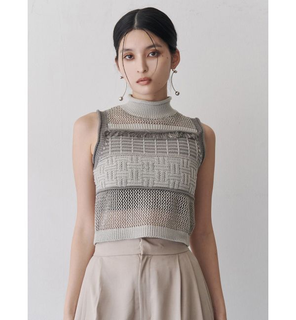 MURUA「クロシェフリンジニット」|ニット・セーター|
