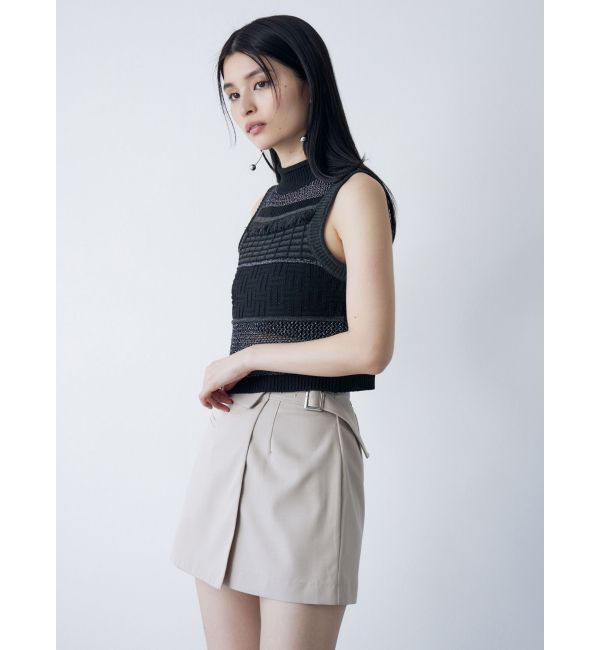 MURUA「クロシェフリンジニット」|ニット・セーター|