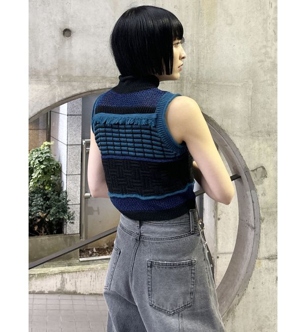 MURUA「クロシェフリンジニット」|ニット・セーター|