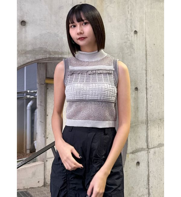 MURUA「クロシェフリンジニット」|ニット・セーター|