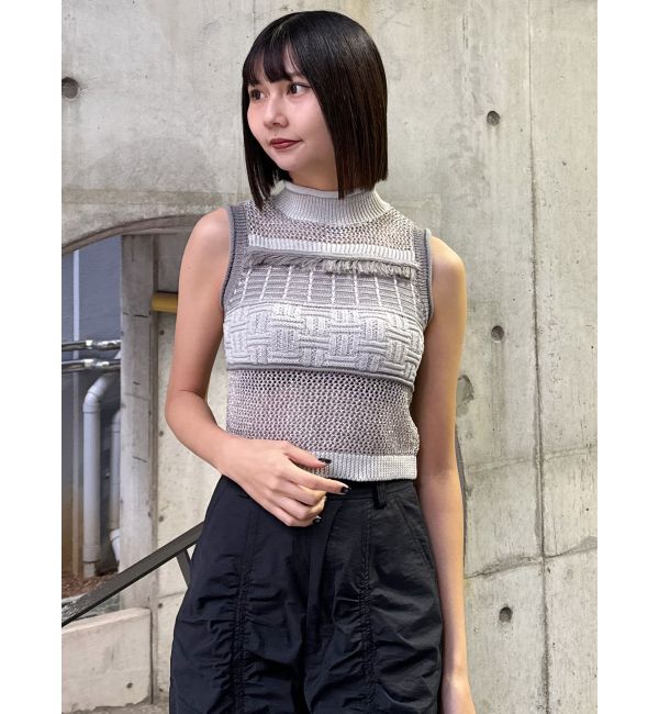 MURUA「クロシェフリンジニット」|ニット・セーター|