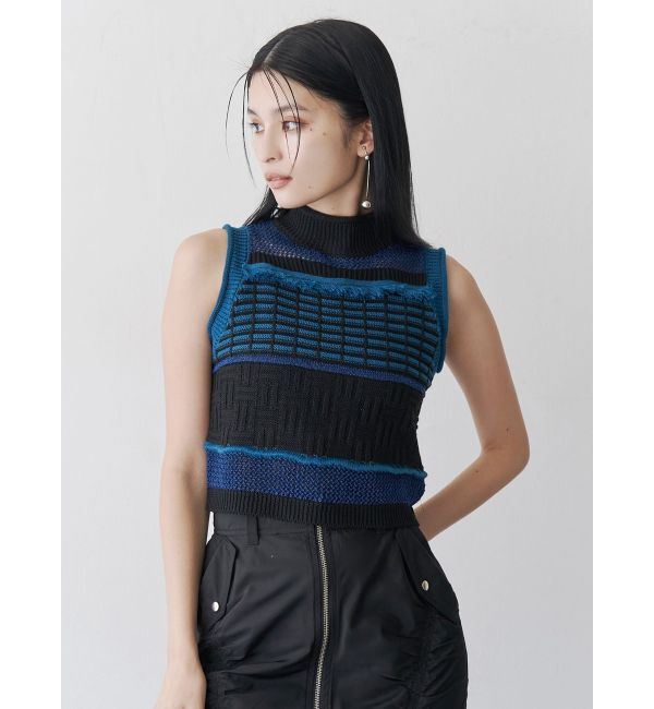 MURUA「クロシェフリンジニット」|ニット・セーター|