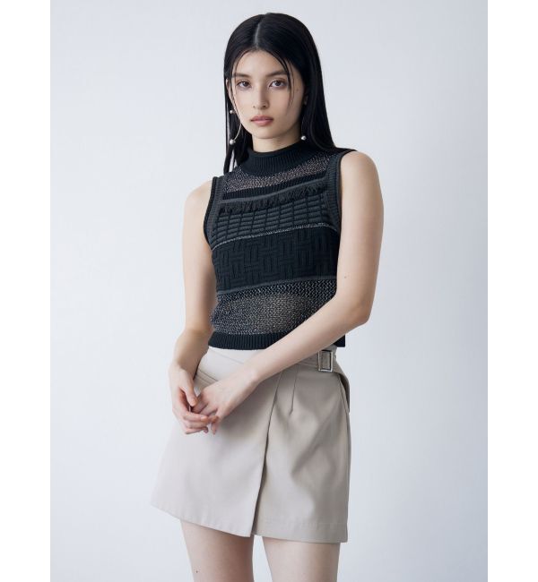 MURUA「クロシェフリンジニット」|ニット・セーター|