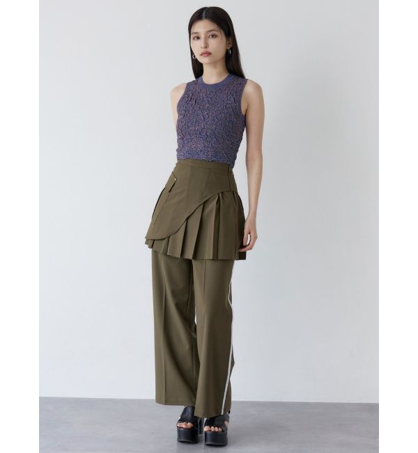 MURUA「ラメジャガードニットタンク」|ニット・セーター|