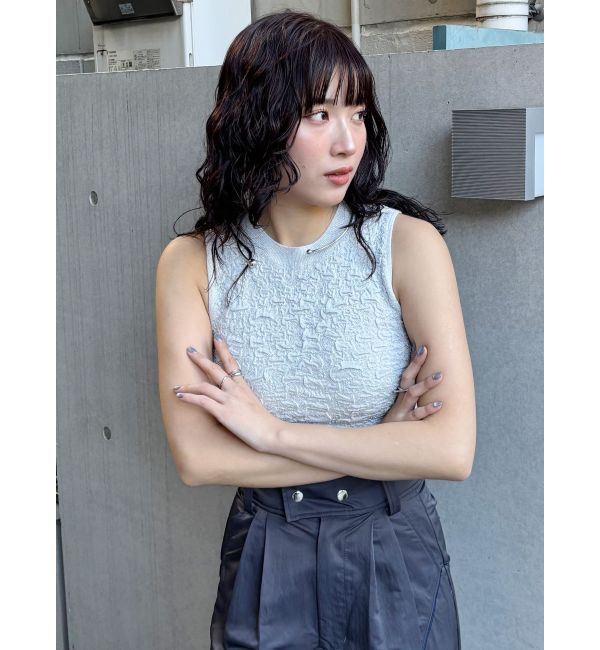 MURUA「ラメジャガードニットタンク」|ニット・セーター|