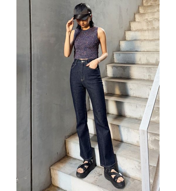 MURUA「ラメジャガードニットタンク」|ニット・セーター|