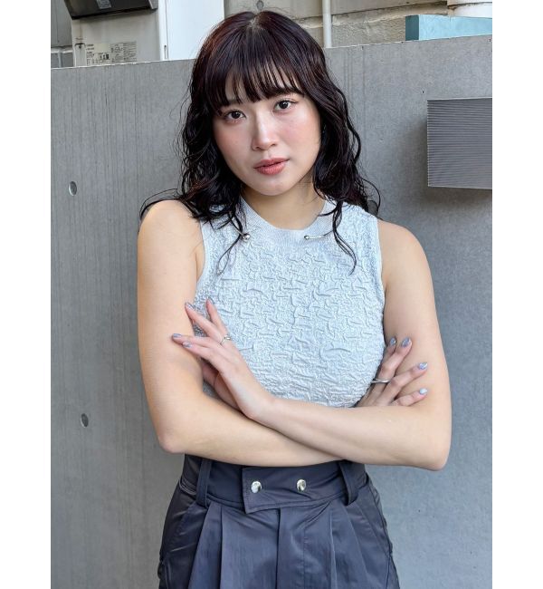 MURUA「ラメジャガードニットタンク」|ニット・セーター|