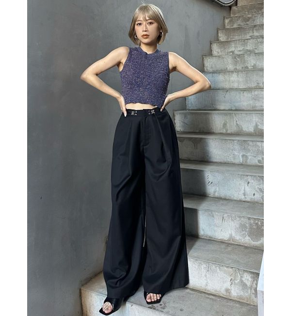 MURUA「ラメジャガードニットタンク」|ニット・セーター|