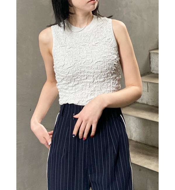 MURUA「ラメジャガードニットタンク」|ニット・セーター|